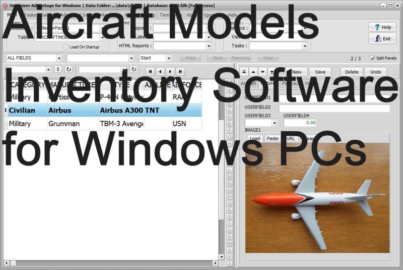 Aircraft Models Inventory Software Title